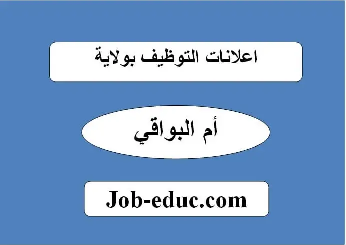 اعلانات التوظيف بمؤسسات خاصة بولاية ام البواقي 22 اوت 2023