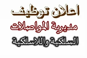 المديرية العامة للمواصلات السلكية واللاسلكية الوطنية