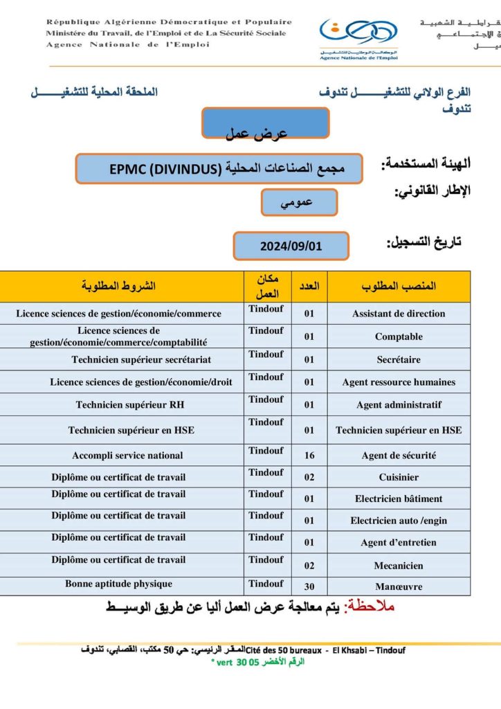 شركة الاشغال الكهربائية والهندسة الحضرية والتجهيز DIVINDUS