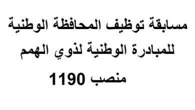 المحافظة الوطنية للمبادرة لذوي الهمم