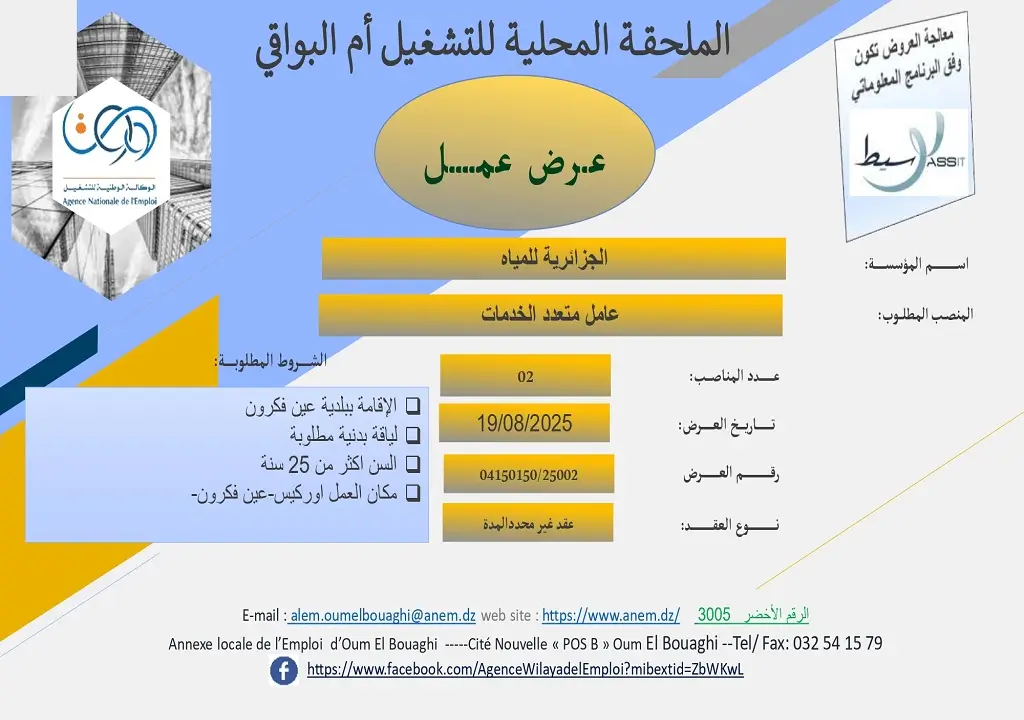 الجزائرية للمياه ADE