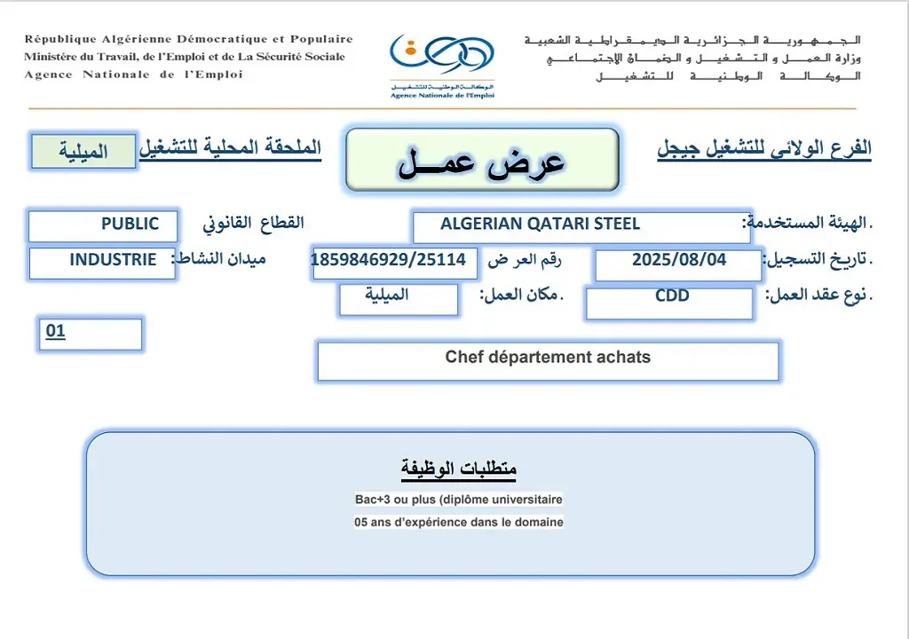 الجزائرية القطرية للصلب AQS