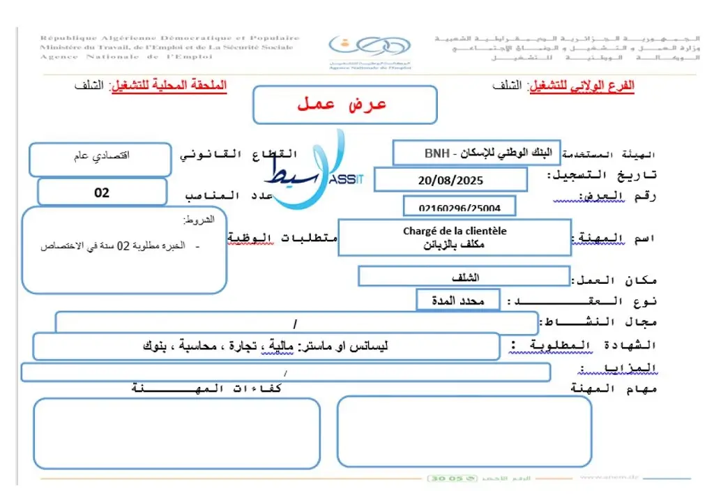 البنك الوطني للسكن BNH