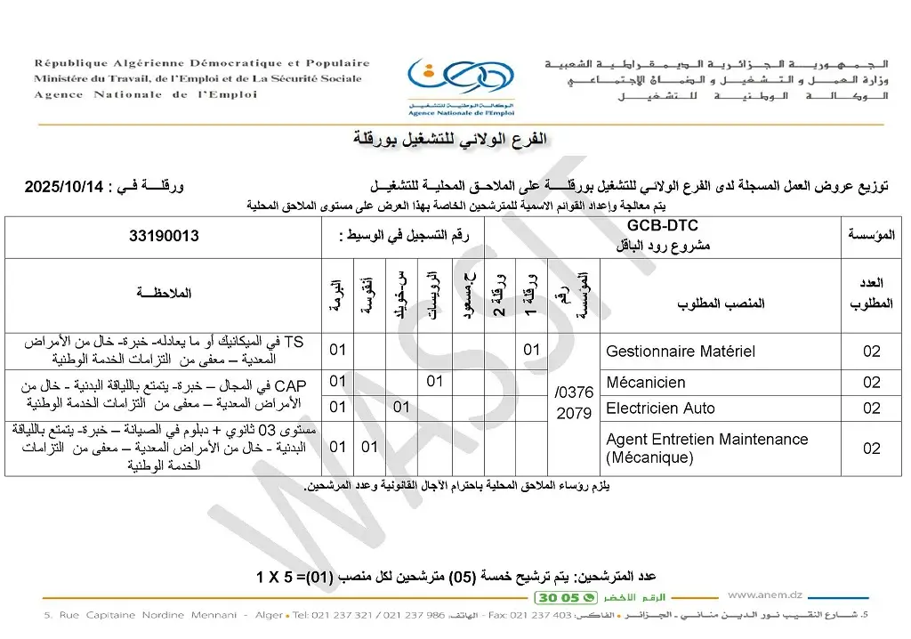 الشركة الوطنية للهندسة والبناء GCB